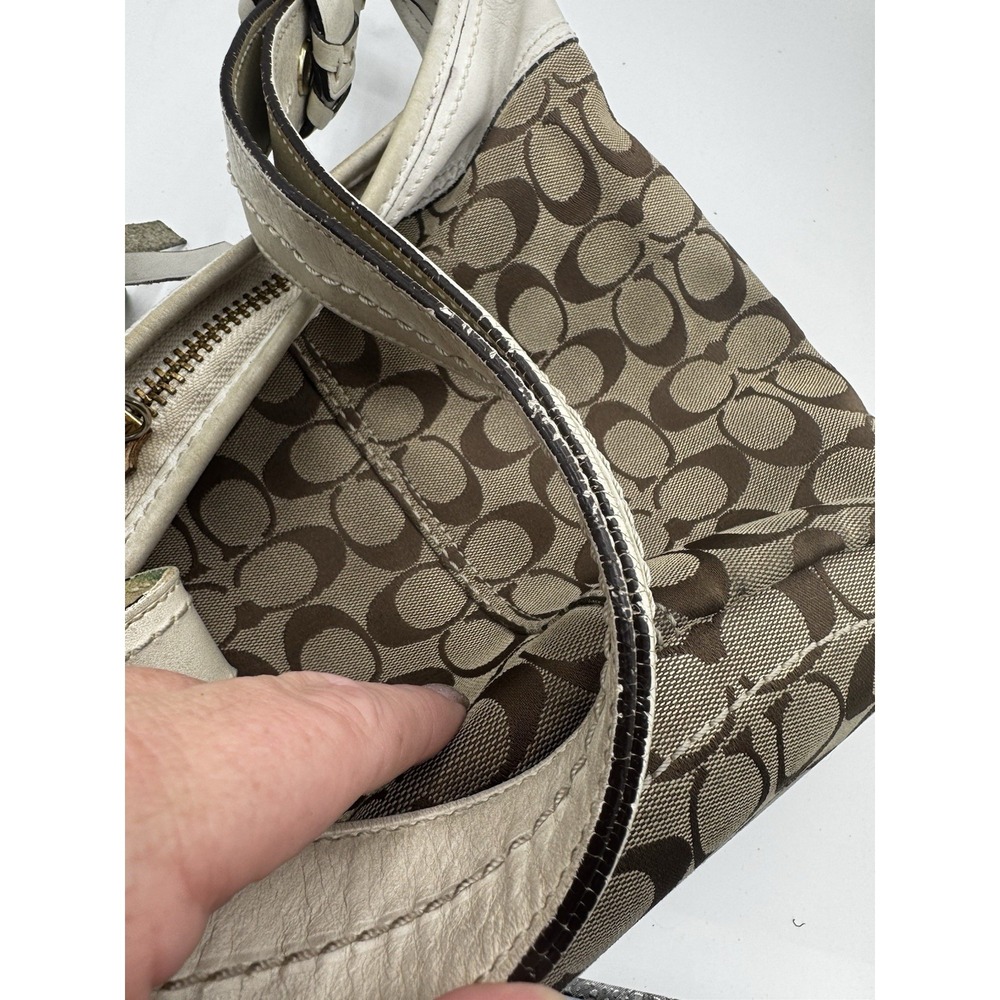 COACH Bleecker Signature Bucket Crossbody Shoulder Bag Purse Good Cond PT2 - Picture 13 of 13